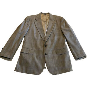 Vtg Polo University Club by Ralph Lauren Sports Coat Mens 42R Plaid Suit Jacket